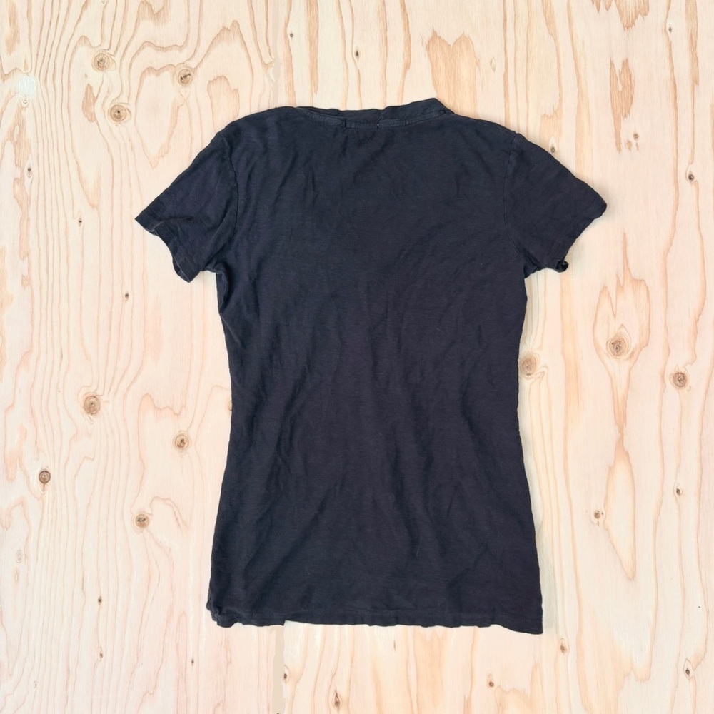 james perse cotton v neck tee - size 1 soft (S) 100% cotton like new - Picture 3 of 3